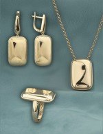 Серьги из золота 585 пробы