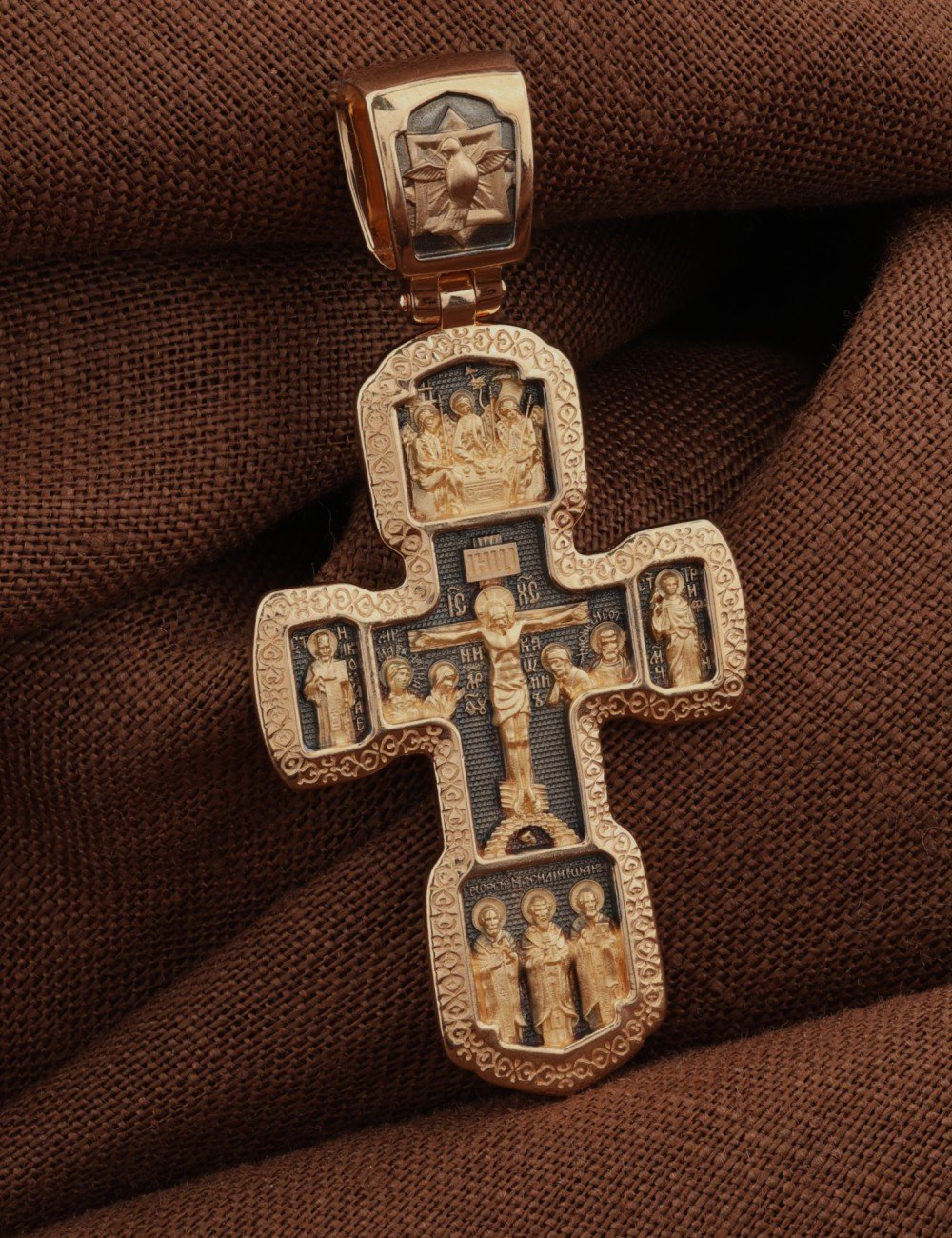 Крест из золота 585 пробы