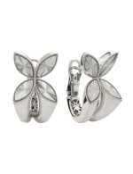 Серьги из белого золота 585 пробы